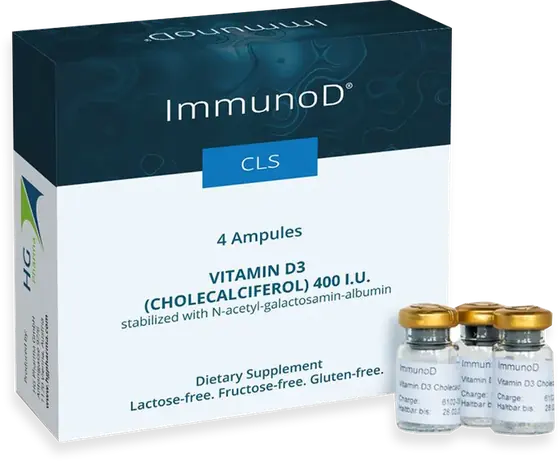 ImmunoD CLS package with ampoules